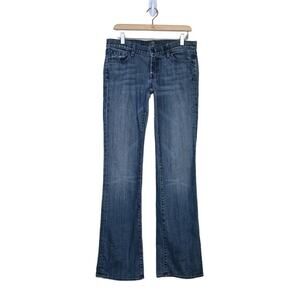 7 For All Mankind Women’s Boot Cut Jeans - Medium Blue